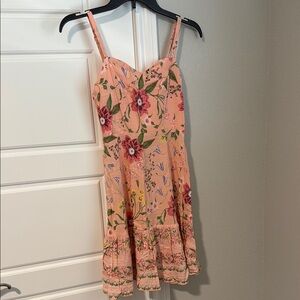 Old Navy Floral Peach Dress